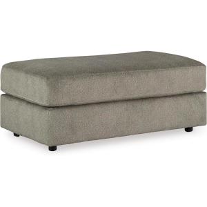 Signature Design by Ashley Soletren Contemporary Chenille Oversized Ottoman, Off-White(Grey)