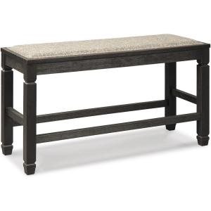 Signature Design by Ashley Tyler Creek Dining Room Bench, Black/Grayish Brown(Darkwash)