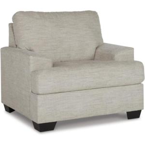 Signature Design by Ashley Vayda Casual Upholstered Chair, Light Gray