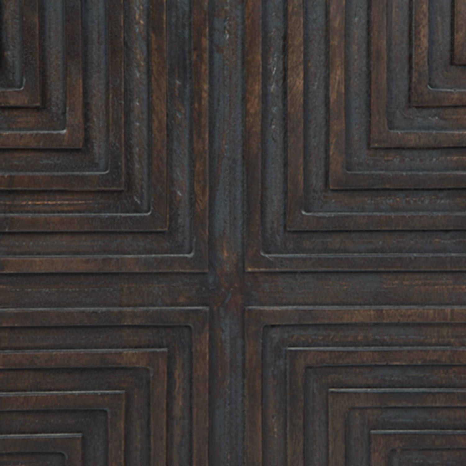 imageSignature Design by Ashley Elinmore MidCentury Modern Accent Cabinet Brown ampamp Gold