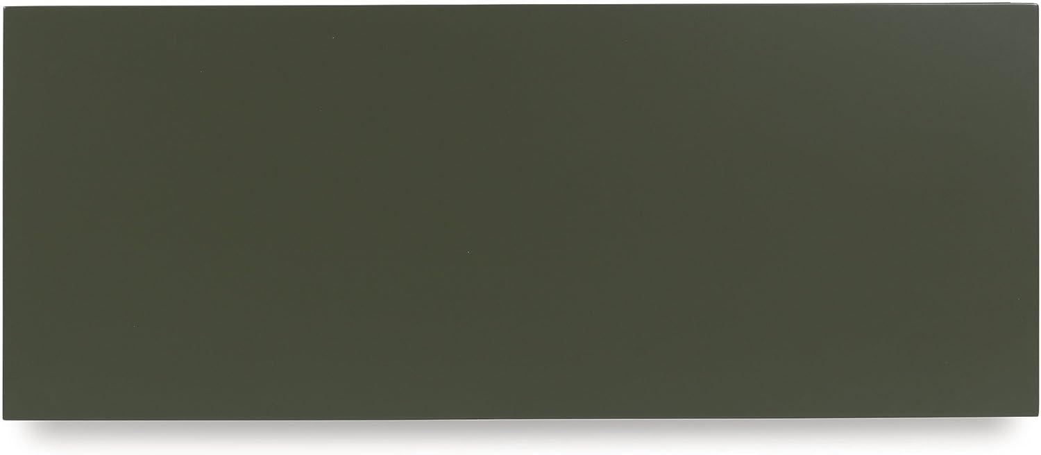 imageSignature Design by Ashley Geirwood Contemporary Accent Cabinet with Shelf and Geometric Pattern Green