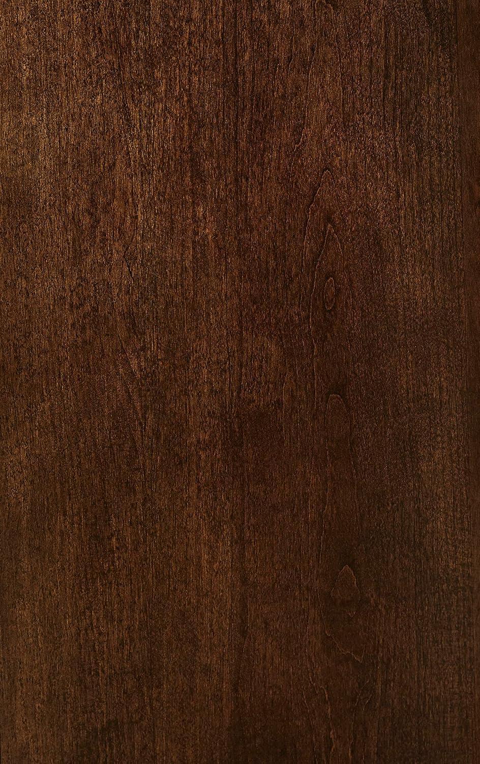 imageSignature Design by Ashley Hyanna Rustic SmoothGliding 6Drawer Dresser and Mirror with Safety Stop Light BrownDark Brown