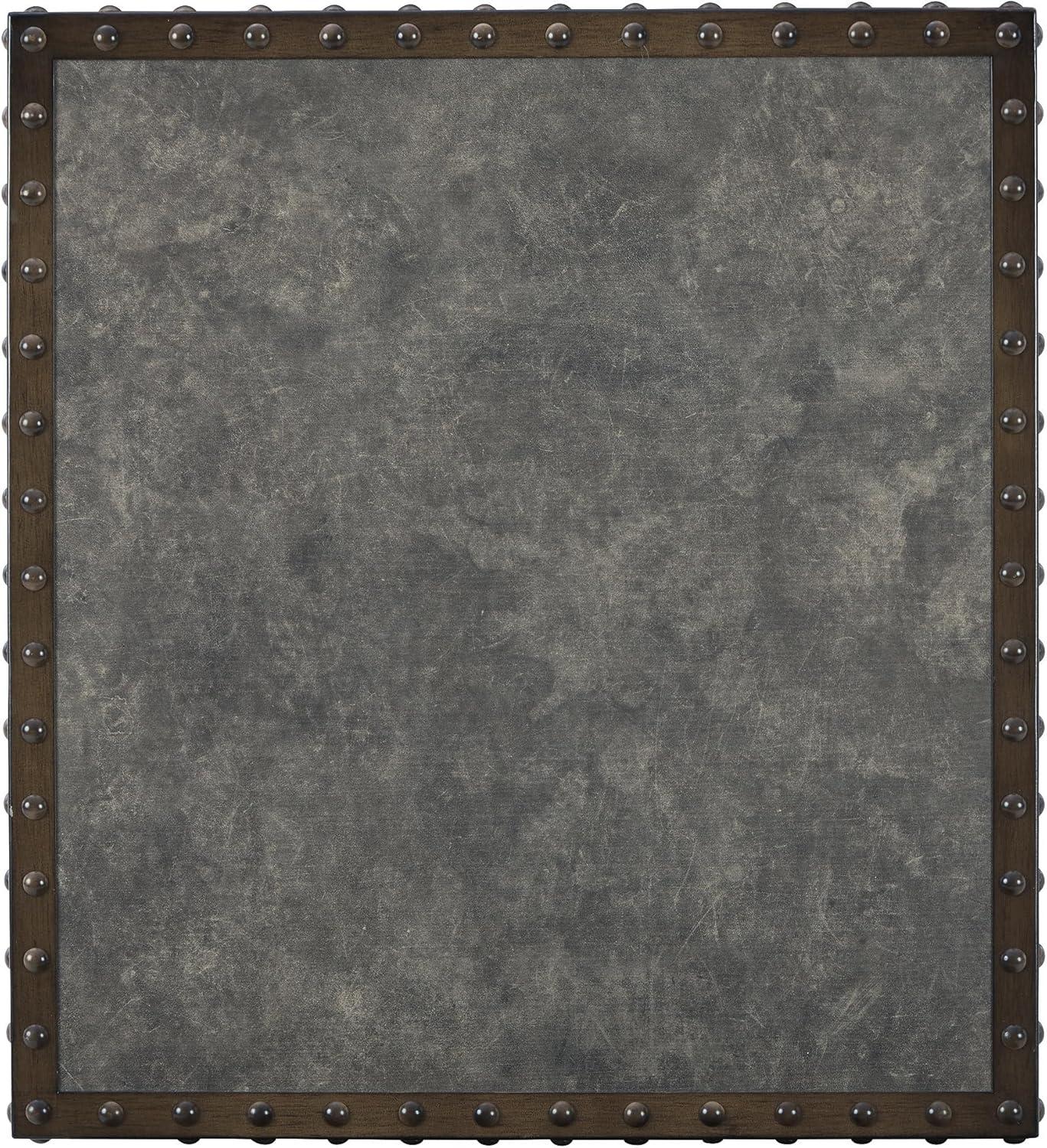 imageSignature Design by Ashley Johurst Rustic Square End Table 1 Drawer and Fixed Lower Shelf Rustic BrownBrown