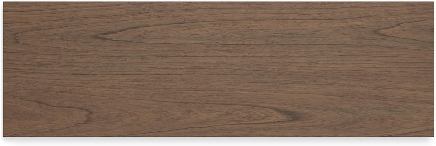 imageSignature Design by Ashley Landocken Shaker 6Drawer Dresser with Metal Knobs Light Brown ampamp Blue6 Drawer Dresser