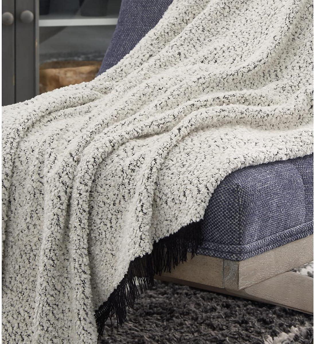 imageSignature Design by Ashley Leonita Coastal Throw Black ampampWhite