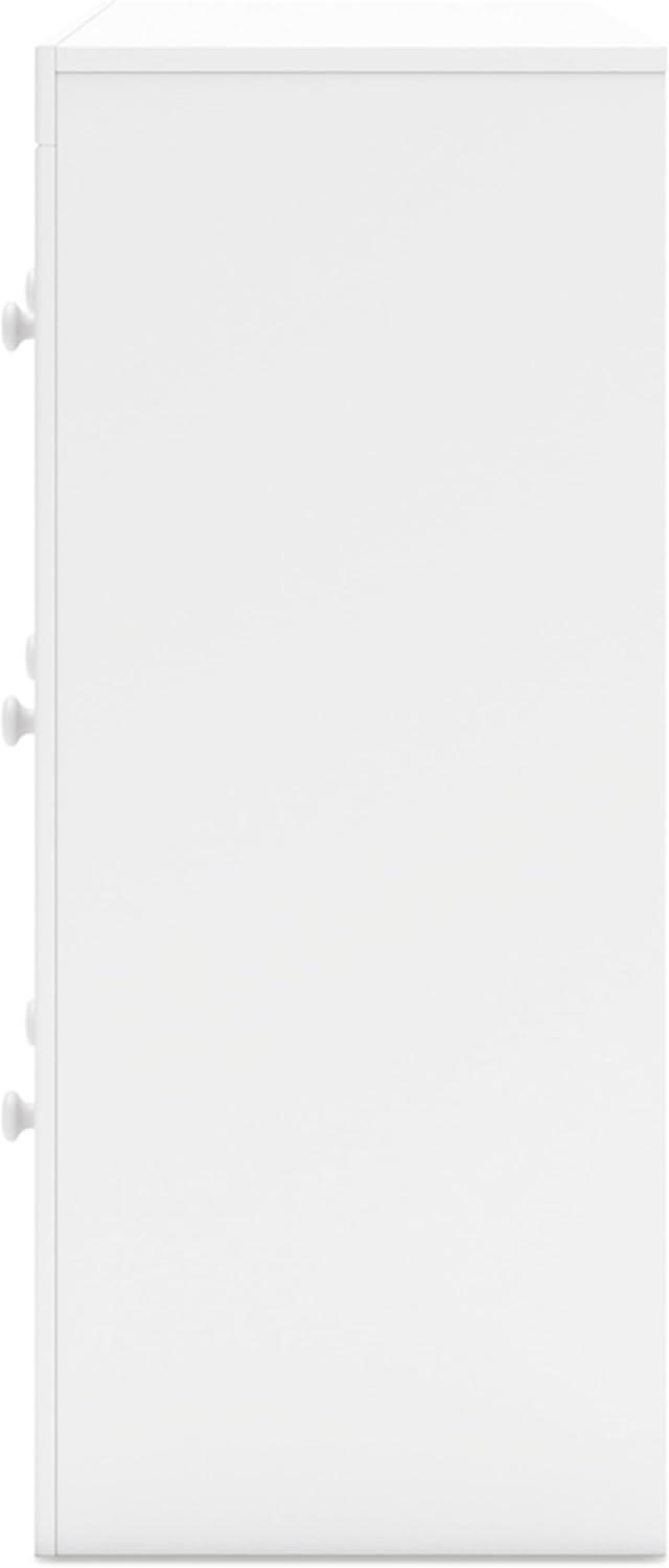 imageSignature Design by Ashley Mollviney Coastal 6Drawer Dresser with Safety Stop and Scalloped Detailing White