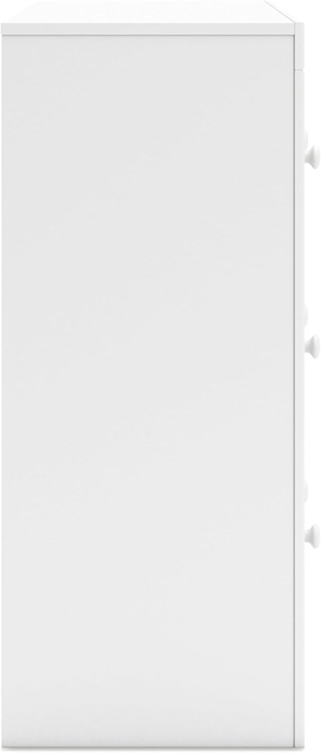 imageSignature Design by Ashley Mollviney Coastal 6Drawer Dresser with Safety Stop and Scalloped Detailing White