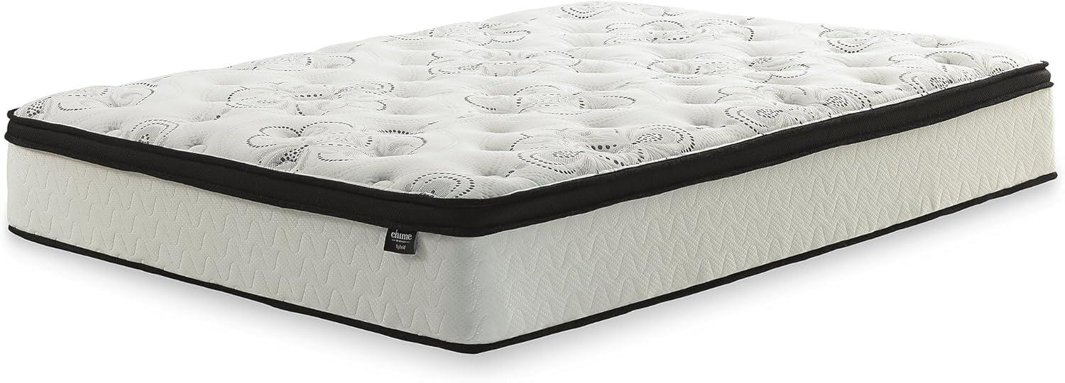 imageSignature Design by Ashley Queen Size Ultra Luxury 14 Inch Hyper Cool Hybrid Mattress with Cooling Gel Memory Foam Fiberglass Free Mattress In A BoxFull