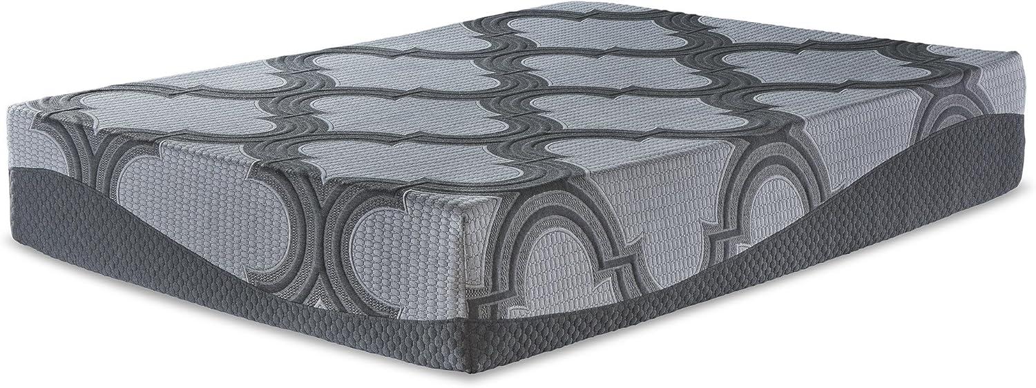 imageSignature Design by Ashley Queen Size Ultra Luxury 14 Inch Hyper Cool Hybrid Mattress with Cooling Gel Memory Foam Fiberglass Free Mattress In A BoxFull