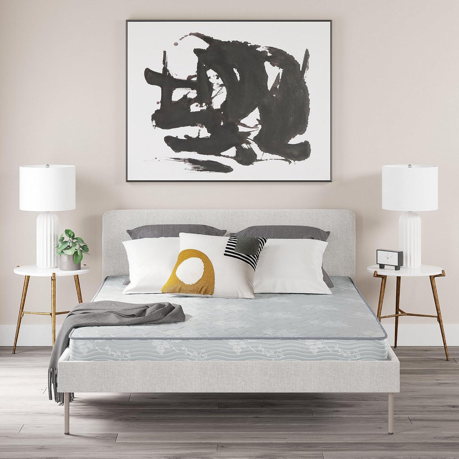 imageSignature Design by Ashley Queen Size Ultra Luxury 14 Inch Hyper Cool Hybrid Mattress with Cooling Gel Memory Foam Fiberglass Free Mattress In A BoxFull