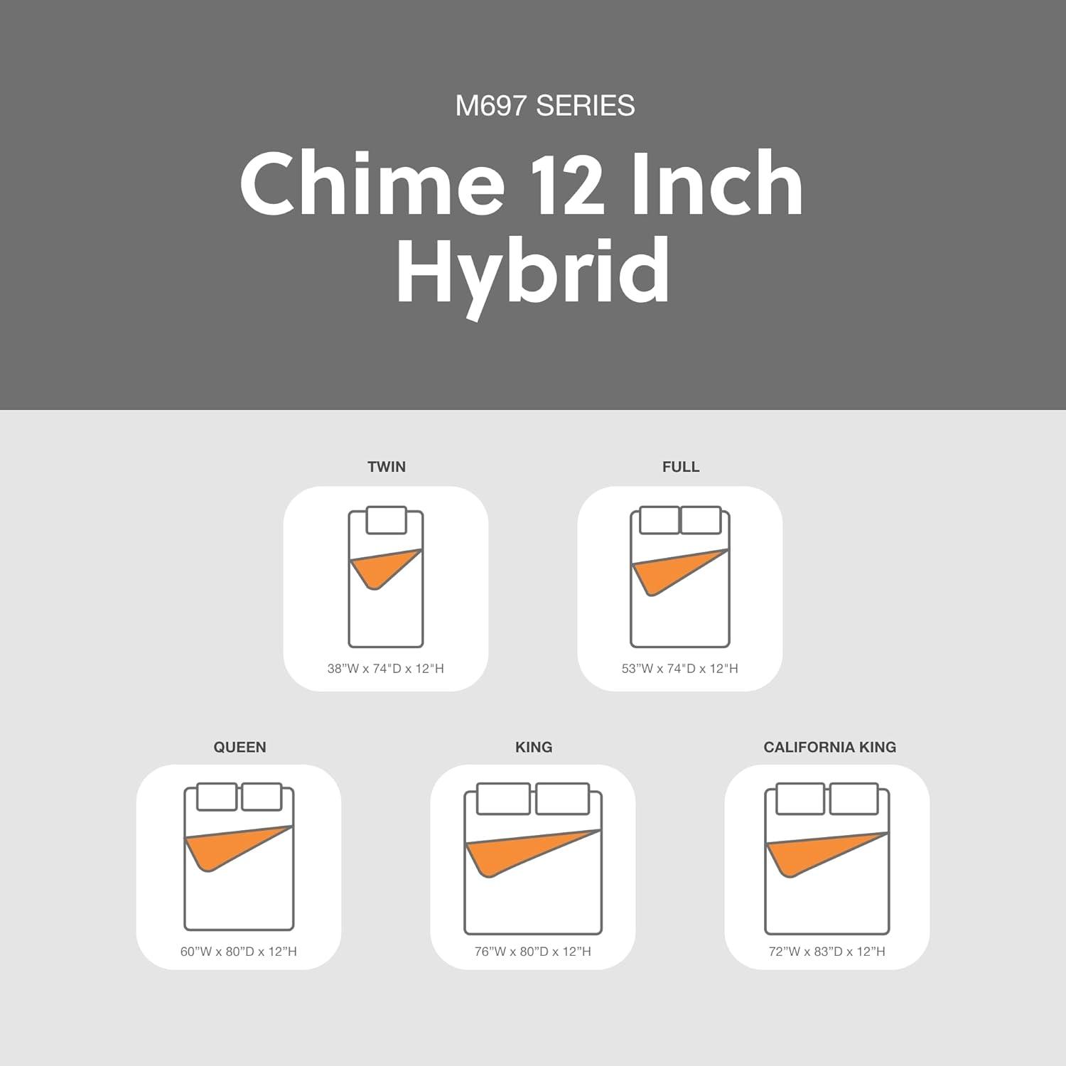 imageSignature Design by Ashley Queen Size Ultra Luxury 14 Inch Hyper Cool Hybrid Mattress with Cooling Gel Memory Foam Fiberglass Free Mattress In A BoxFull