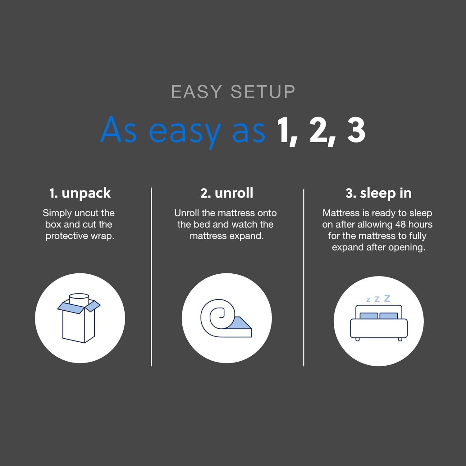 imageSignature Design by Ashley Queen Size Ultra Luxury 14 Inch Hyper Cool Hybrid Mattress with Cooling Gel Memory Foam Fiberglass Free Mattress In A BoxFull
