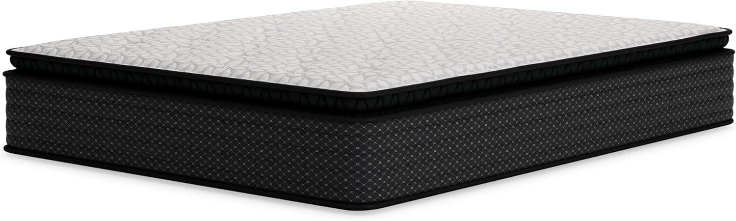 imageSignature Design by Ashley Queen Size Ultra Luxury 14 Inch Hyper Cool Hybrid Mattress with Cooling Gel Memory Foam Fiberglass Free Mattress In A BoxKing
