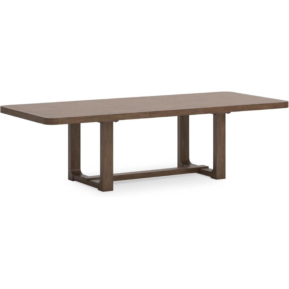 imageSignature Design by Ashley Cabalynn Farmhouse Dining Extension Table with 1 Removable Center Leaf Light BrownLight Brown