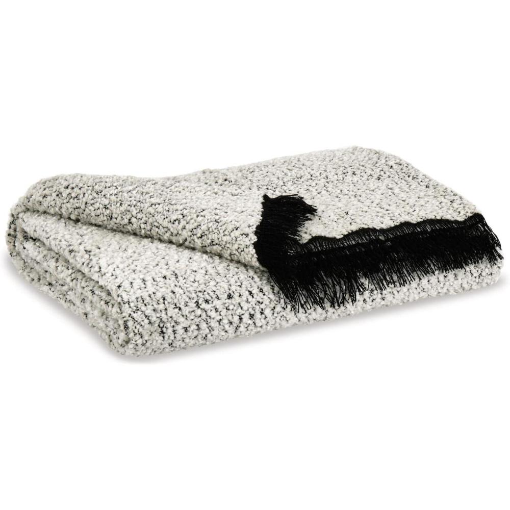 imageSignature Design by Ashley Leonita Coastal Throw Black ampampWhite