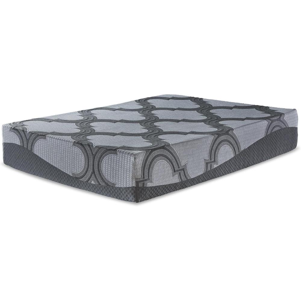 imageSignature Design by Ashley Queen Size Ultra Luxury 14 Inch Hyper Cool Hybrid Mattress with Cooling Gel Memory Foam Fiberglass Free Mattress In A BoxCalifornia King