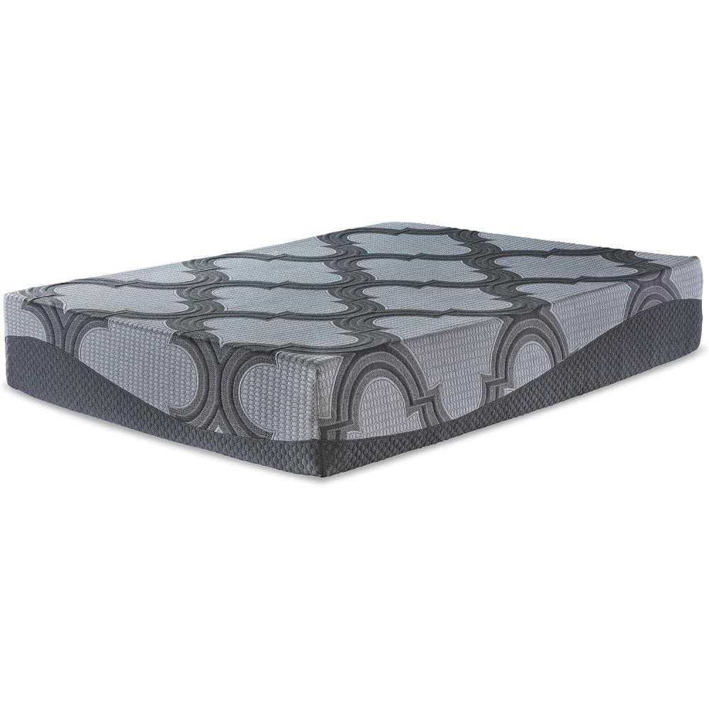 imageSignature Design by Ashley Queen Size Ultra Luxury 14 Inch Hyper Cool Hybrid Mattress with Cooling Gel Memory Foam Fiberglass Free Mattress In A BoxTwin XL