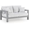 Outdoor Loveseat with Cushion