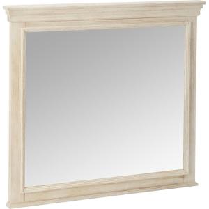 Signature Design by Ashley Bolanburg Farmhouse 43 x 39 Bedroom Mirror, Antique White