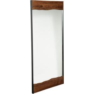 Signature Design by Ashley Panchali Industrial Floor Mirror Brown & Black Large