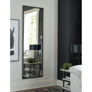 Signature Design by Ashley Ryandale Contemporary Floor Mirror, Antique Black