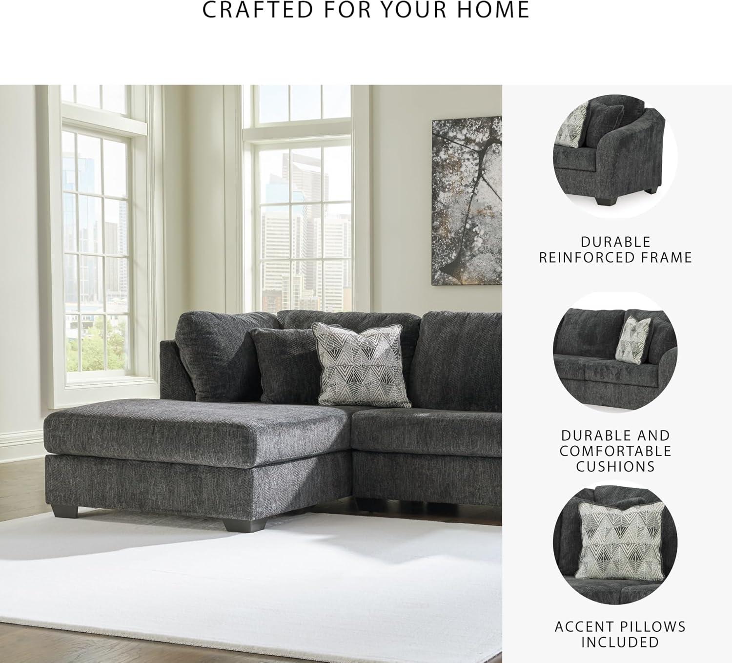 imageSignature Design by Ashley Alesbury Retro Oversized Swivel Accent Chair Dark BrownDark Gray