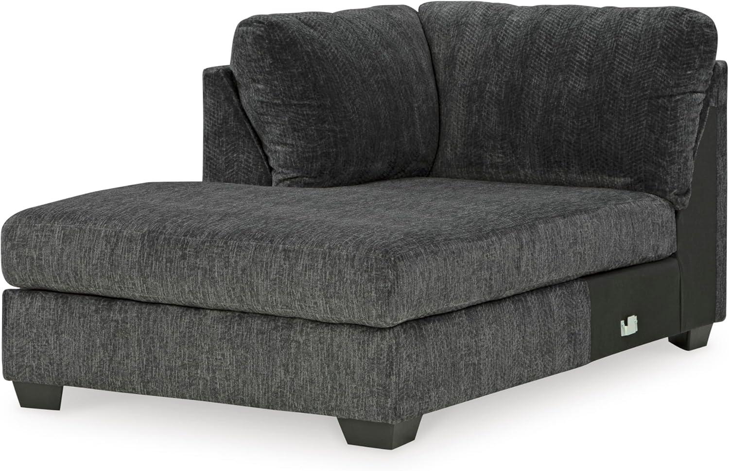 imageSignature Design by Ashley Alesbury Retro Oversized Swivel Accent Chair Dark BrownDark Gray