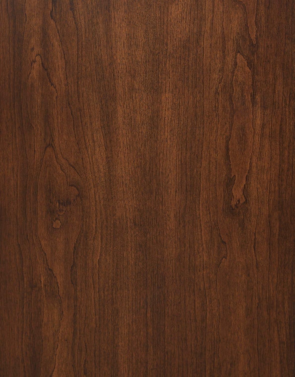 imageSignature Design by Ashley Porter Traditional SmoothGliding 7Drawer Dresser and Mirror with Safety Stop FeltLined Top Drawers and PullOut Tray Dark BrownBrown