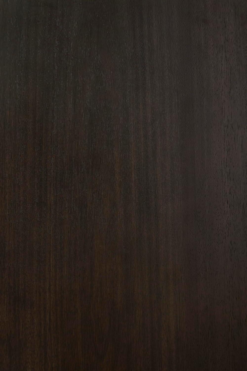 imageSignature Design by Ashley Porter Traditional SmoothGliding 7Drawer Dresser and Mirror with Safety Stop FeltLined Top Drawers and PullOut Tray Dark BrownDark Grayish Brown