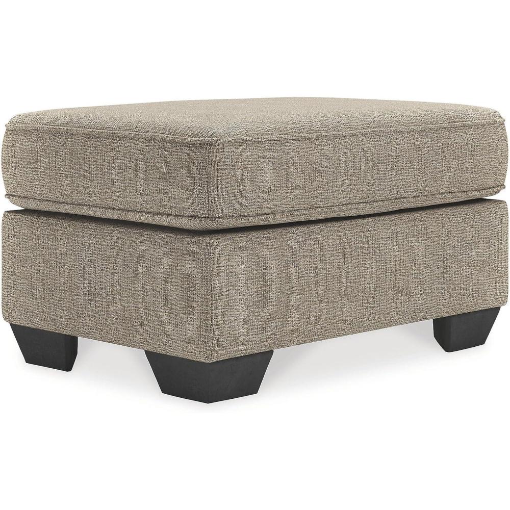 imageSignature Design by Ashley Greaves Contemporary Accent Ottoman GrayBeige