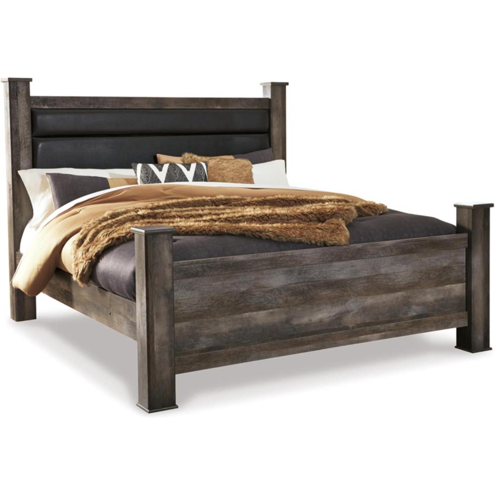 imageSignature Design by Ashley Wynnlow Urban SmoothGliding 6Drawer Dresser and Mirror with Safety Stop GrayGrey