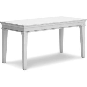 Signature Design by Ashley Kanwyn Retro Home Office Desk for Writing, White(White)