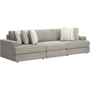 Signature Design by Ashley Mahoney Contemporary Oversized Accent Ottoman, Light Gray(Grey)