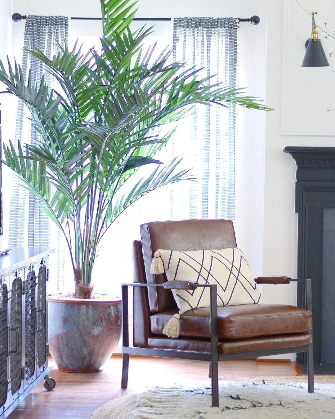 imageSignature Design by Ashley Peacemaker MidCentury Modern Faux Leather Accent Chair BrownPeacemaker Brown