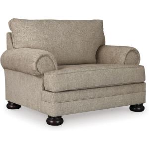 Signature Design by Ashley Kananwood New Traditional Chair and a Half, Light Brown(Rustic)