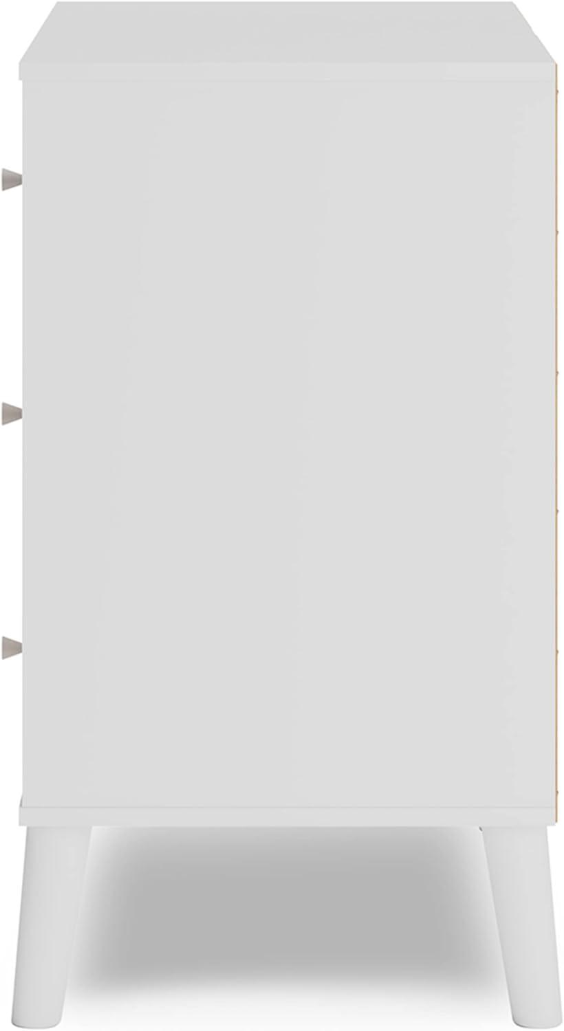 imageSignature Design by Ashley Piperton 5 Drawer Chest Black ampamp Light BrownWhiteNatural