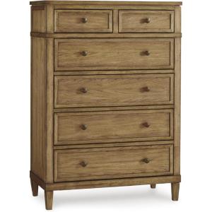 Signature Design by Ashley Russelyn Rustic Dresser with 7 Drawers, Gray(Brown)