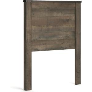 Signature Design by Ashley Trinell Rustic Panel Headboard, Queen, Warm Brown(Twin)