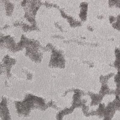 imageSignature Design by Ashley Gloriann Crushed Velvet Glam Accent Chair with Acrylic Legs Charcoal GrayLight Gray