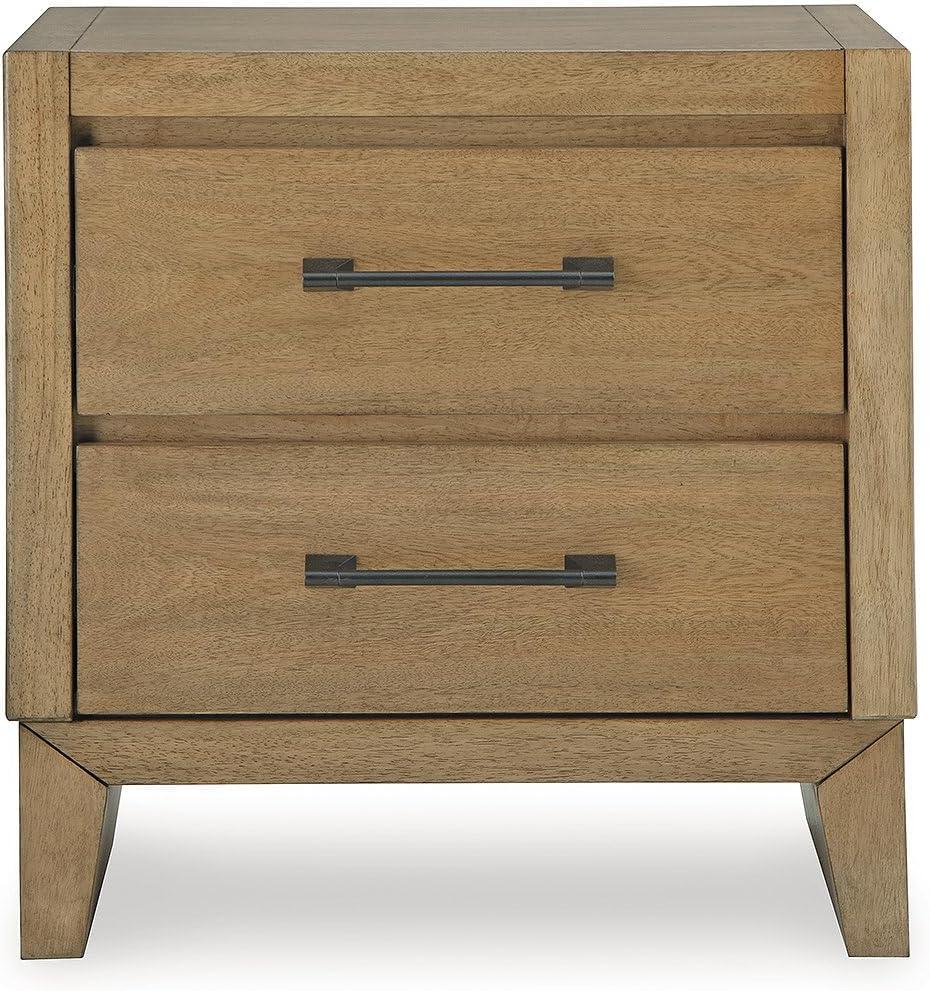 imageSignature Design by Ashley Sherbana Casual 2Drawer Nightstand Light Brown