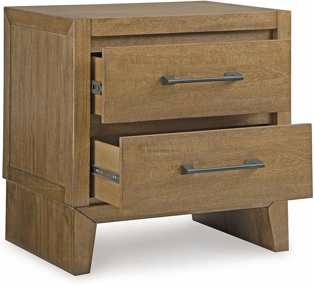 imageSignature Design by Ashley Sherbana Casual 2Drawer Nightstand Light Brown