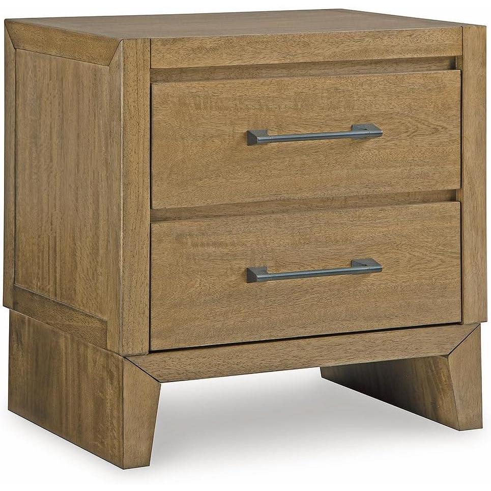 imageSignature Design by Ashley Sherbana Casual 2Drawer Nightstand Light Brown