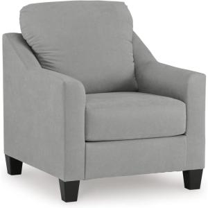 Signature Design by Ashley Adlai Casual Upholstered Chair, Light Gray