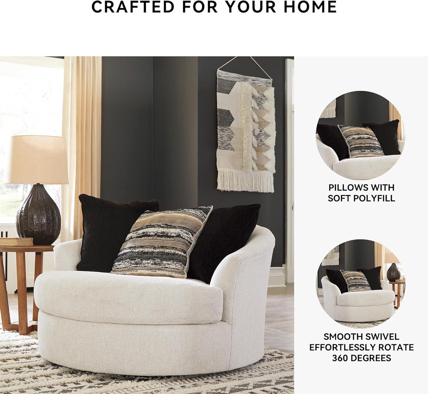 imageSignature Design by Ashley Biddeford Contemporary RightArm Facing Convertible 2Piece Sleeper Sectional with Chaise BiFold Memory Foam Mattress and 4 Accent Pillows Full GrayWhite