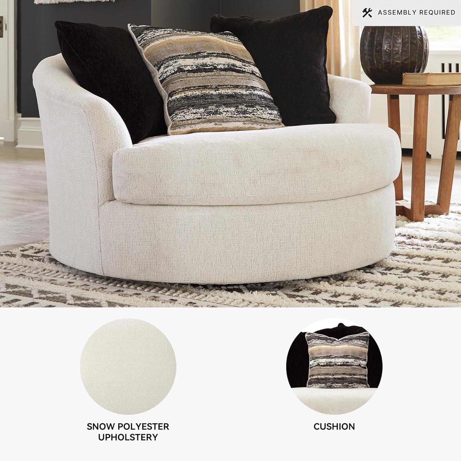 imageSignature Design by Ashley Biddeford Contemporary RightArm Facing Convertible 2Piece Sleeper Sectional with Chaise BiFold Memory Foam Mattress and 4 Accent Pillows Full GrayWhite