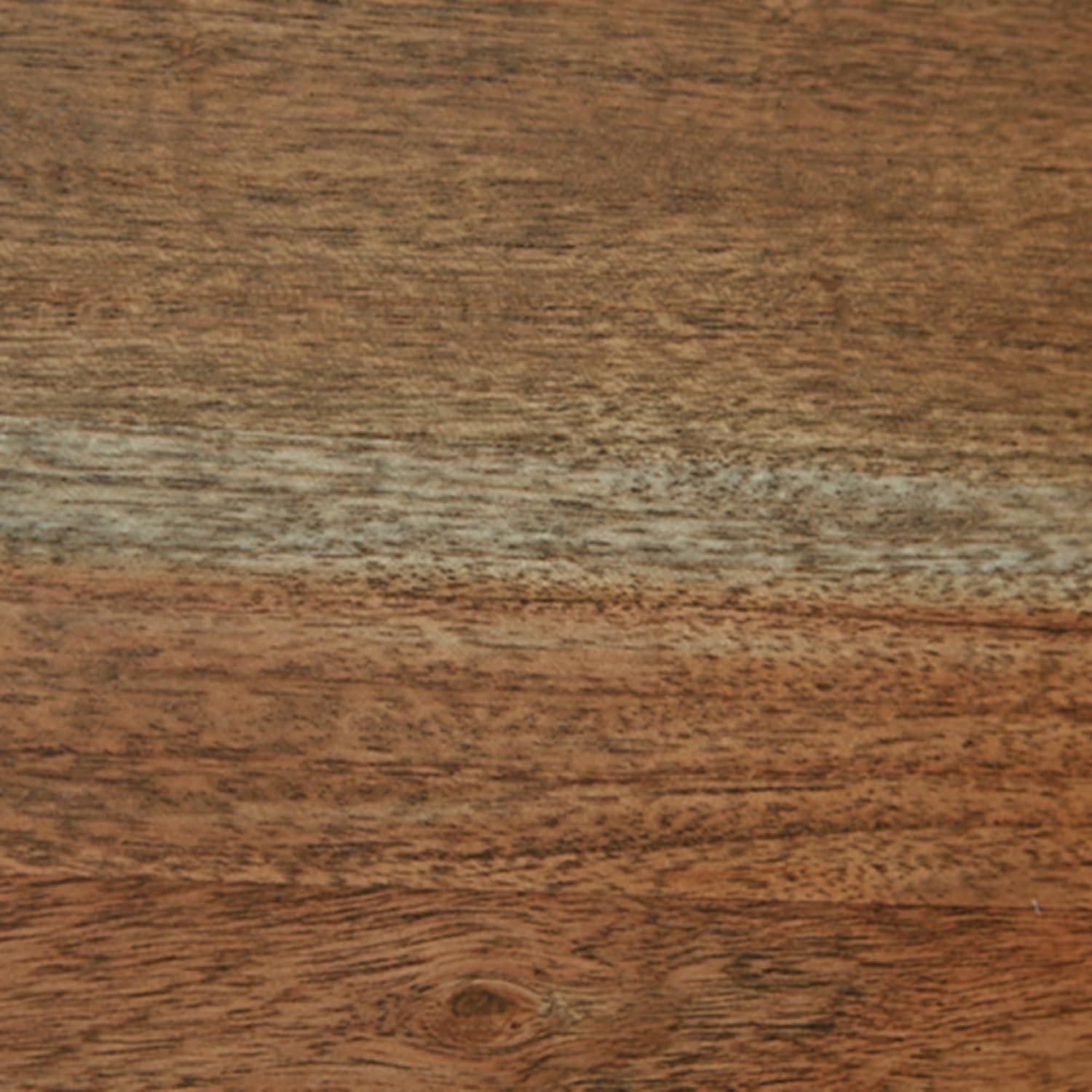 imageSignature Design by Ashley Wimshaw Contemporary Accent Table with Metal Base and CTable Design Black ampamp Light Brown