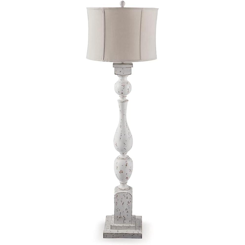 imageSignature Design by Ashley Carlenbury Retro Metal Table Lamp with 3Way Switch Dark BrownAntique White