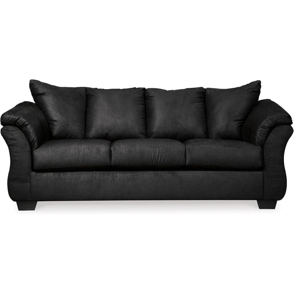 imageSignature Design by Ashley Darcy Casual Plush Sofa Grayish BrownBlack