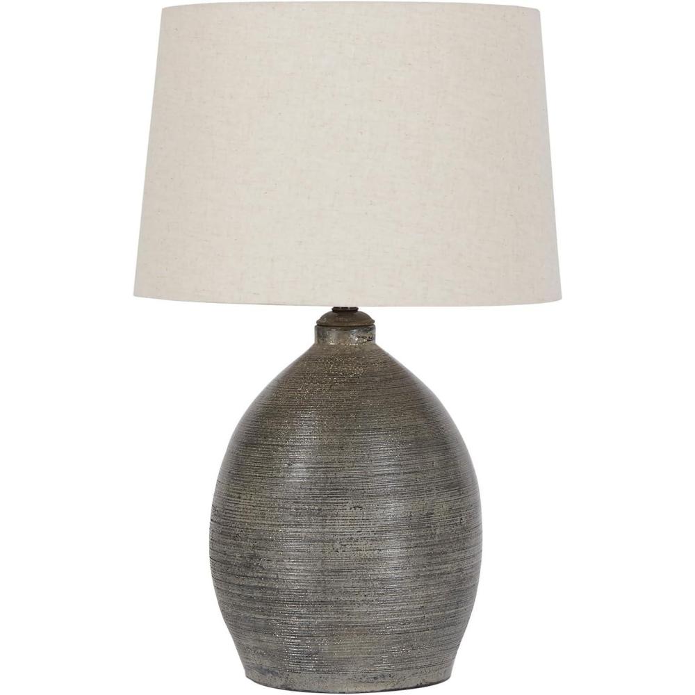 imageSignature Design by Ashley Joyelle Modern 275quot Terracotta Table Lamp Gray