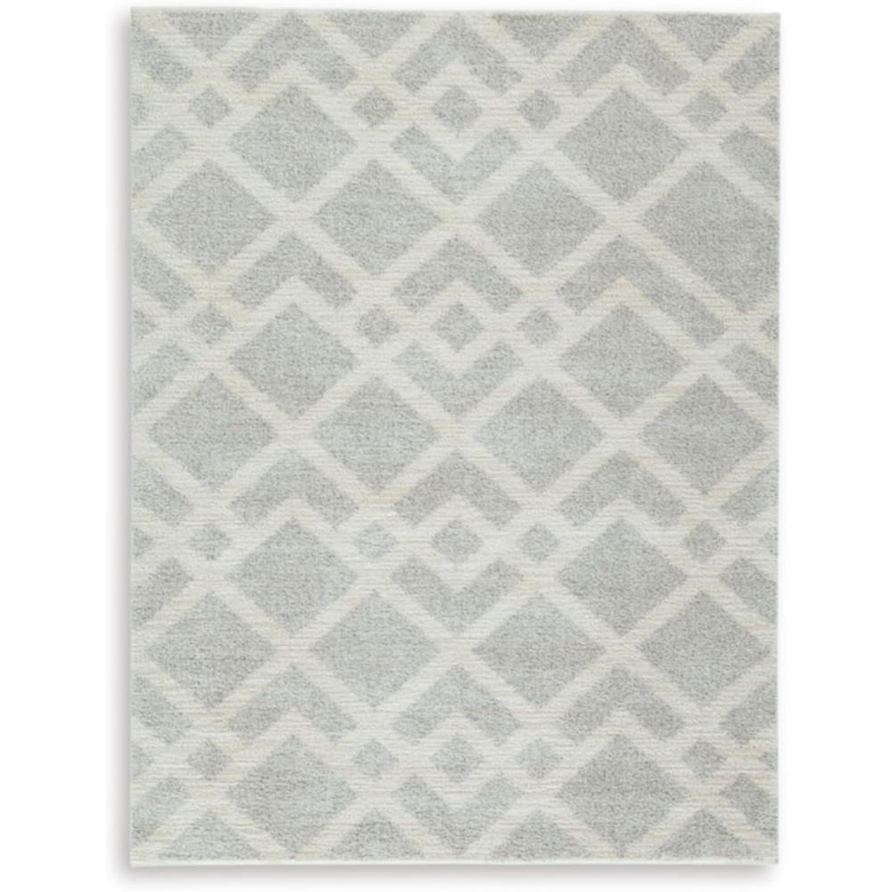 imageSignature Design by Ashley Wyscott Contemporary 8 x 10 High Pile Marble Abstract Design Rug Beige Gray ampamp BlackGrayIvory